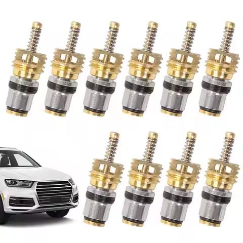 AC Valve Core Refrigeration Parts 10Pcs Anti-Rust HVAC Valve Core Replacement Universal Thread Fit C