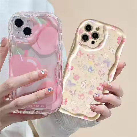 Case For OPPO A78 A79 A98 5G A58 A38 F9 A1K Reno 7 4G 7Z 8Z 8 Pro 8T Reno 5 6 Lite 5F 4 6 Cover Wavy