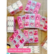 Pocket dry tissue, strawberry bear pocket tissue (genuine product)