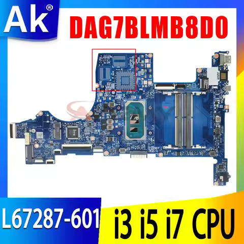 For HP 15T-CS 15-CS Motherboard DAG7BLMB8D0 i5 i7 10th Gen UMA L76585-601 L67284-601 L67283-601 Main