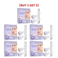 Eelโฮสติกเกอร์ติดใบหน้าบางมองไม่เห็นเทปกาวยกกระชับหน้าริ้วรอยเร็วกันน้ำรูปตัววีแผ่นยกคอคางสองชั้นปรั