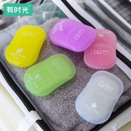 5pcs Travel Portable Soap Soap Paper Outdoor Disposable Hygienic Cleaning Soap Tablets Hand Wash Tab