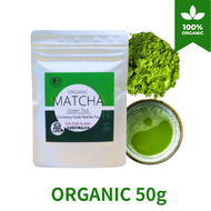 Otsuka Green Tea ผงมัทฉะ ออร์แกนิค เกรดพิธีชงชา Ceremonial Grade ชาเขียวญี่ปุ่น ของแท้100%ชงลาเต้ได้