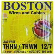 Boston 3.5mm2 #12 THHN Stranded Wire 150m/roll