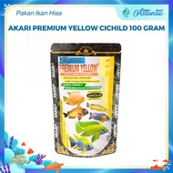Akari Premium Yellow Cichlid Tropical 100gr Yellow Food for Little Fish 100 Grams