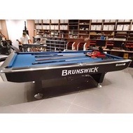 BRUNSWICK SLATE BILLIARD TABLE BRANDNEW STANDARD SIZE WITH COMPLETE ACCESSORIES / LAMESA NG BILYARAN