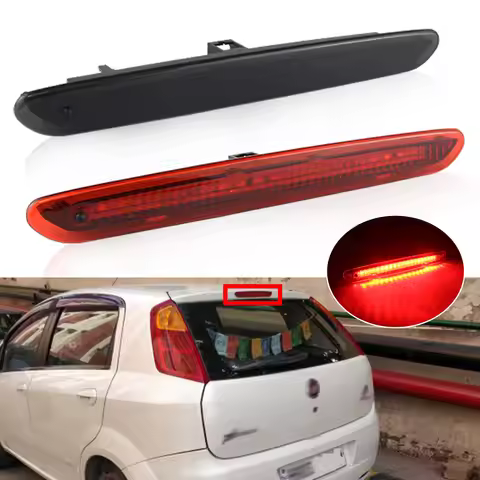 1PC For Fiat Grande Punto Evo LED High Level Third Brake Light OEM# 2122000407 Smoked/Red High Mount