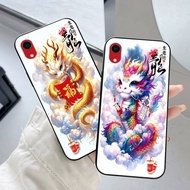 Iphone XR case with cute baby dragon print