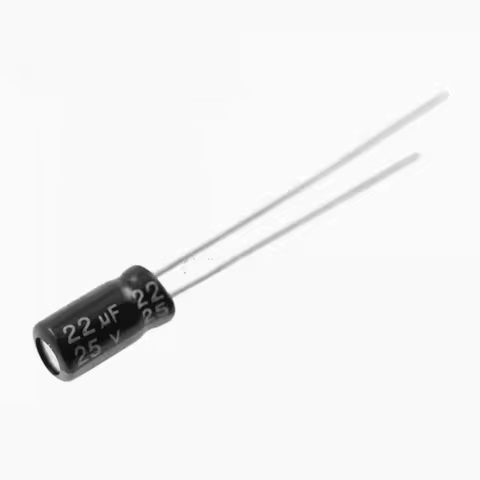 100PCS 25V22UF ELECTROLYTIC CAPACITOR VOLUME 4X7MM 22UF 25V