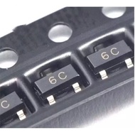 10pcs 6C SMD transistor BC817 BC817-40 6C BC817-25 6B SOT-23 SMD SOT23 transistor certified products