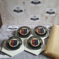 MESIN Bmw 82mm Alpina Engine Hood Logo Emblem/BMW 74mm Alpina Luggage Logo Emblem