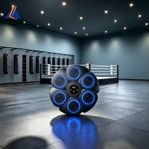 Smart LED Music Boxing Trainer Wall Hanging Boxing Target Home Fitness Reaction Training Machine