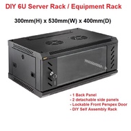 DIY 6U Wall Mount Network Cabinet - 6U Server Rack - 6U CCTV Rack - 6U CCTV Enclosures
