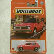 MERAH Matchbox 76 honda cvcc red