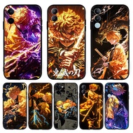 Fashion TPU black silicone phone case Anime Demon Slayer Zenitsu（K-3） for Vivo U3 Y19 S1 S16 S17 S19