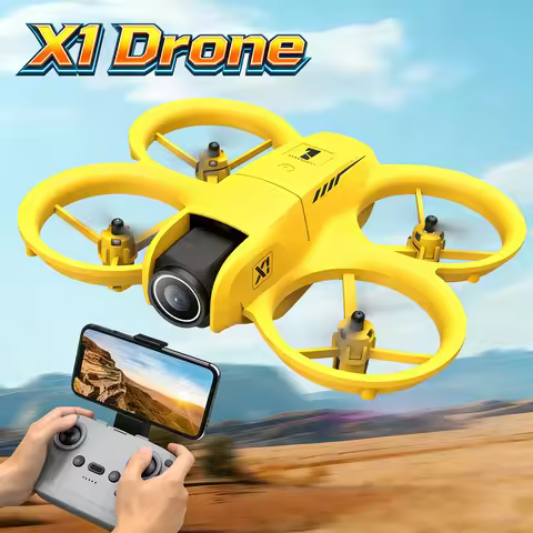 New X1 Mini Foldable Drone GPS 1080P HD Dual Camera Obstacle Avoidance Foldable Quadcopter Dron RC T