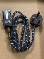 全新 古董 樂聲牌 電飯煲 電源線 早期 斑馬尾 懷舊 香港 經典 National Cooker 信興 適合 電影 拍攝 道具
