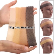 1pc Non Slip Wig Grip Band Headband Silicone Anti Slip Adjustable Elastic Wig Band for Wig Wearing