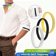 KEMEJA 2pcs Armband Metal Sleeve Garter Shirt Elastic Non Slip Sleeve Holder Elasticated