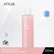 【ของแท้ 100%】Anua Peach 77% Niacin Essence Toner 250ml โทนเนอร์บํารุงผิว โลชั่นบํารุงผิวหน้า ช่วยให้ความชุ่มชื้น ลดรูขุมขน ขนาด 250 มล.