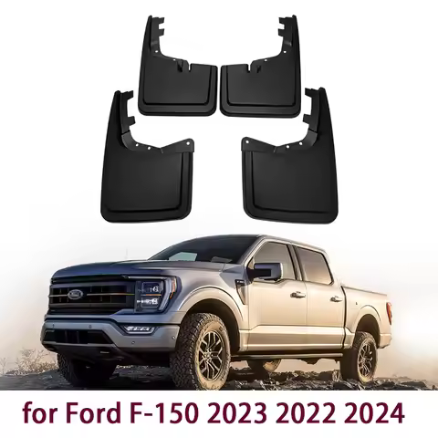 Mud Flaps for Ford F-150 2021 2022 -2024 F150 F 150 Lightning Splash Guards Fender MudFlaps Front Re