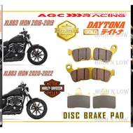 HD XL883 IRON 16-19 XL883 IRON 20-22 DISC BRAKE PADS GOLD QUALITY HNL