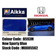 AIKKA AUTOMOTIVE PAINT/ HONDA B593M* PEARL/ NEW SPORTY BLUE / TOUCH UP PAINT / DIY CAT SPRAY TIN /CA