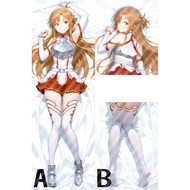 Sword Art Online Yuuki Asuna Cartoon Dakimakura Pillowcase Anime Cosplay Custom Hugging Body Pillowc