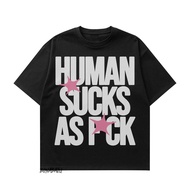 Boxy Oversize T-Shirt Genesis - HUMAN SUCKS