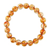 【正佳珠寶】黃水晶 高品金字塔 9.4-9.8mm 黃水晶手珠