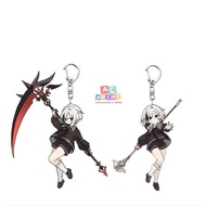 Arlecchino Impact Genshin Cartoon Accessory Keychain