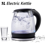 1L Electric Kettle Blue Light Stainless Steel Coffee Tea Maker