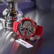 [Self-Operated] Diesel Diesel Watch Oversized Dial Quartz Watch Men's Watch DZ7430 Strap European Am