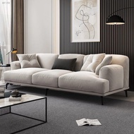 ○Fabric sofa living room small apartment Nordic modern minimalist three-seat cotton linen Italian mi