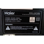 Haier LE49F1000U TP.MS3458.PC732 B8 49 UHD GOA USIT TCON HAIER MAINBOARD TCON BOARD