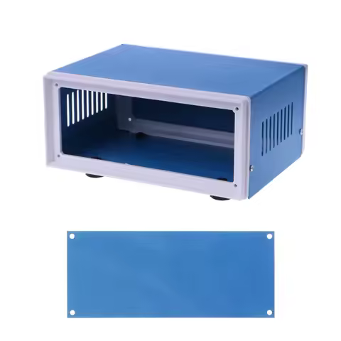 Junction Box Metal Project for Case Blue Dustproof Electrical Box Instrument for