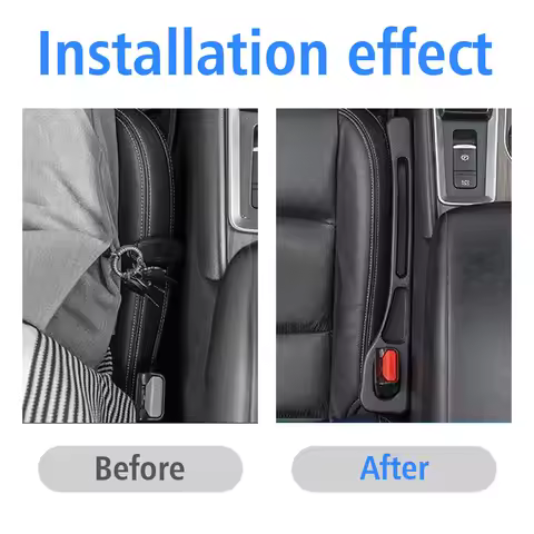 2pcs Car Seat Gap Filler, Dual Slot Design Car Slot Pad For Nissan Qashqai J10 J11 J12 Patrol Y60 Y6
