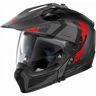 Nolan N70-2 X DECURIO N-COM 029 FLAT BLACK RED