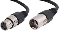 C2G 40060 Pro-Audio XLR Male to XLR Female Cable, Black (12 Feet, 3.65 Meters)