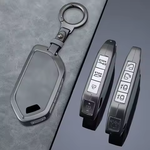 5/6/8/9 Buttons Zinc Alloy Car Key Case Cover For Kia EV9 Picanto Sorento MQ4 Carnival KA4 Morning K