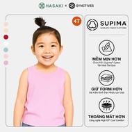 [Supima Cotton] Áo Sát Nách Trẻ Em Synctives Tím Nhạt, Size 4T - CCTA01