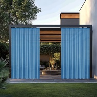 Waterproof Window Screen Pole-Mounted Outdoor Gazebo Rainproof Curtains