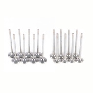 CJ7F 16 ชิ้นเครื่องยนต์วาล์วไอดีและไอเสียชุดสำหรับ Mercedes-benz W246 C117 X218 C218 S205 C205 W213 