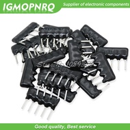 10pcs/lot 5PIN 9PIN exclusion Network Resistor array DIP 100 220 330 470 510 680 1K 1.2K 1.5K 2K 2.2