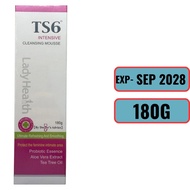 TS6 Intensive Cleansing Mousse 180g | Probiotic Feminine Wash pH Balance