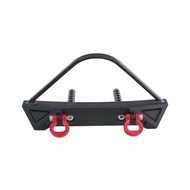 For MN 1/12 MN128 Aluminum Alloy Front Bumper Upgraded Crash Belt Winch Hole RC Car Protect Bumper