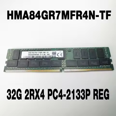 1PCS HMA84GR7MFR4N-TF 32G 2RX4 PC4-2133P REG Server Memory