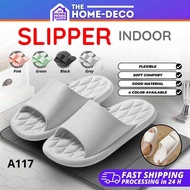 Sandal Selipar Rumah Comfort Slipper Summer Soft Non-slip Home Indoor Slipper Flip Flops Family Flat Shoe Hotel New A117