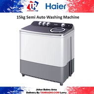 Haier ( HWM150 ) Semi Auto 15KG Washing Machines - Mesin Basuh