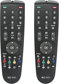 2Pcs RC-YC1 Replace Remote Control fit for Grundig VISION LCD DVD TV RC-GD1 RC-YC1 RC-23 YD1187R 19V